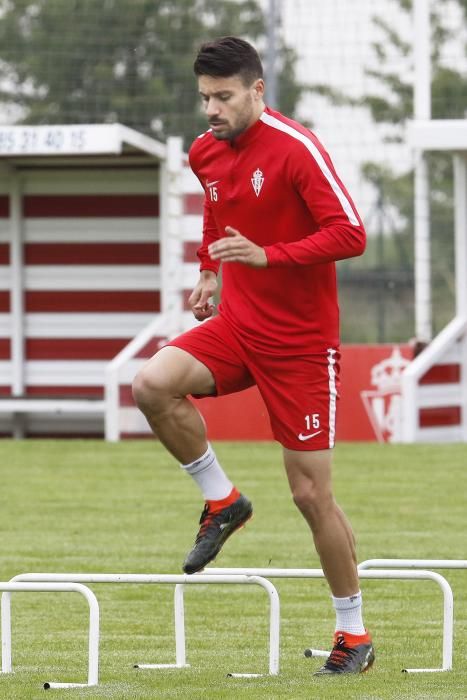 Entrenamiento del Sporting