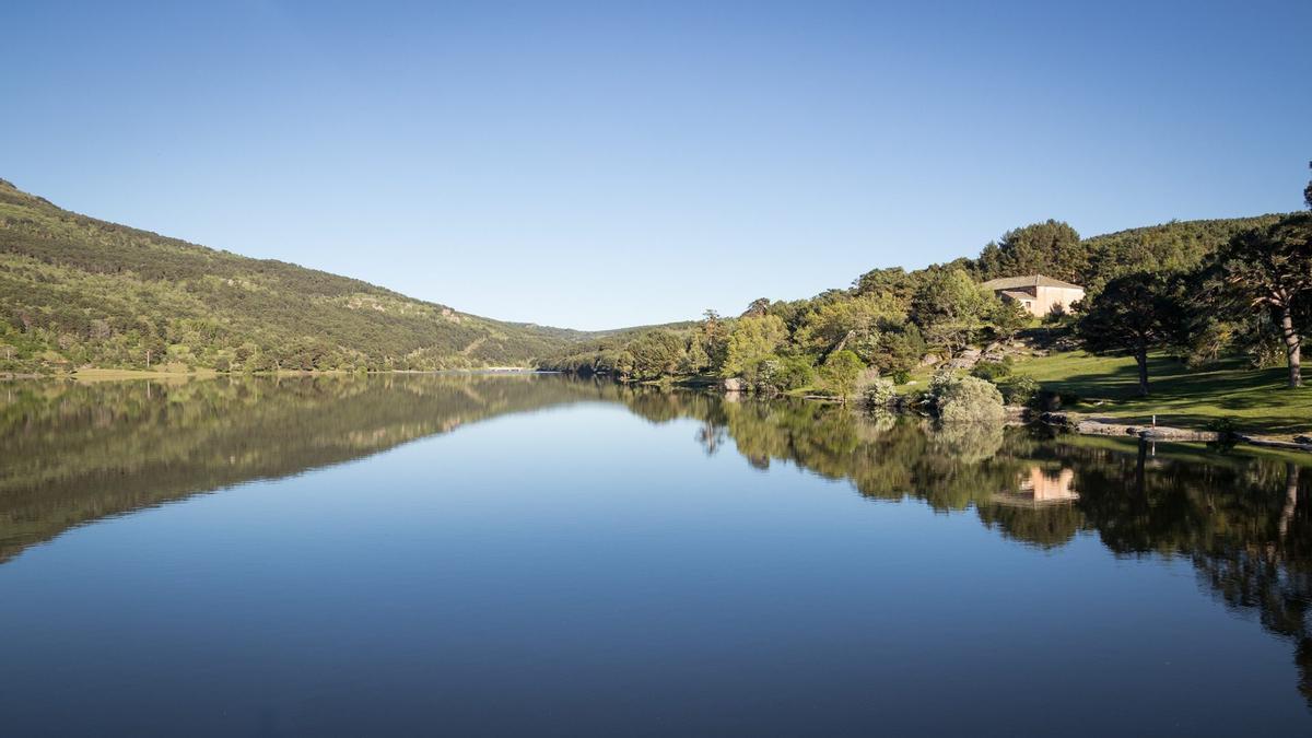 Vista del embalse Cuerda del Pozo de Soria donde se celebraría el festival con motivo del eclipse.