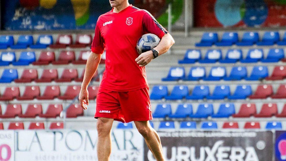 Ángel Rodríguez, en un entrenamiento.