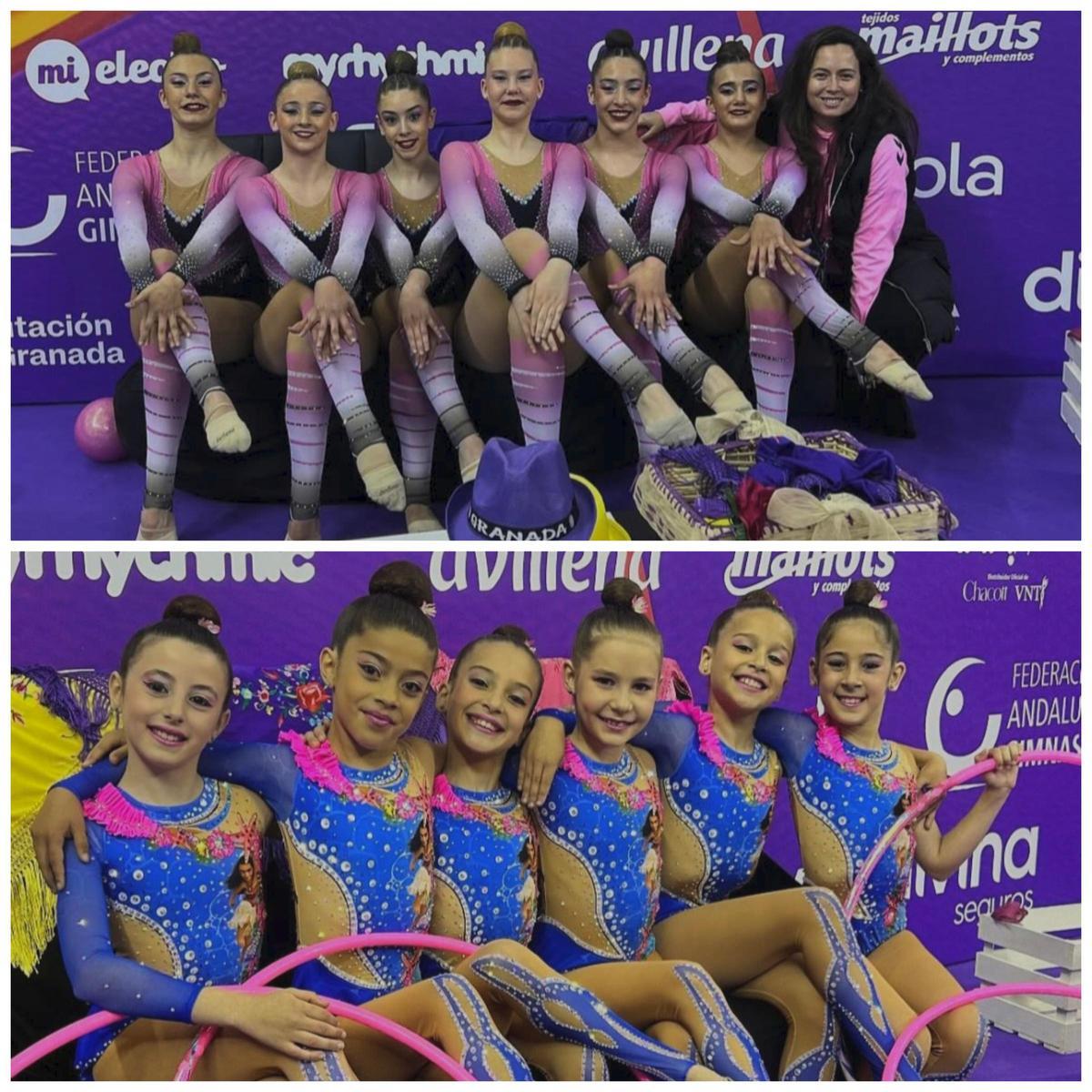 Conjuntos absolutos en categorías infantil y alevín.