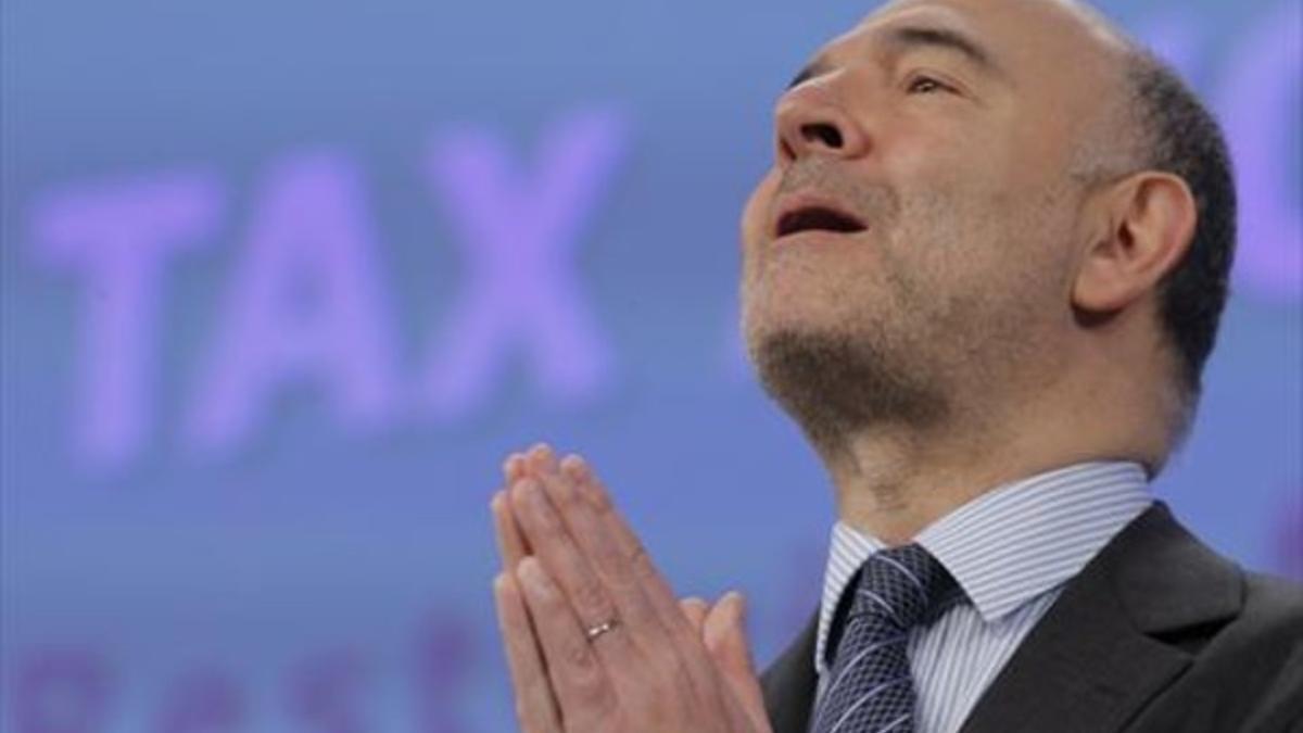 El comisario Pierre Moscovici.