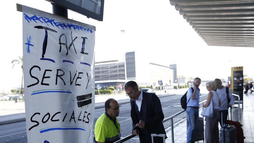 Huelga en Barcelona.