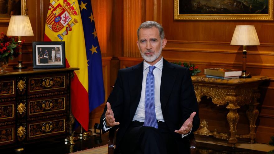 Felipe VI alerta del peligro de que se instale entre los españoles “el germen de la discordia”