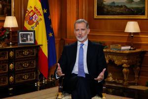 El rey apela a la unidad de todos los españoles en su mensaje navideño