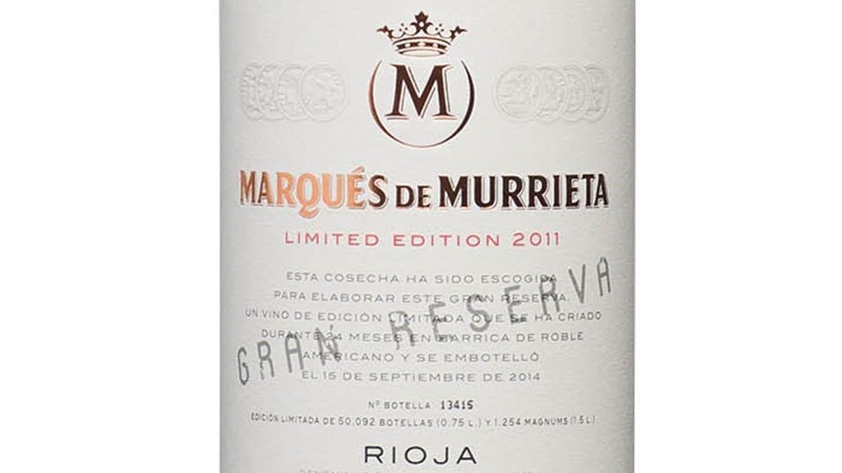 Vino Marqués de Murrieta Gran Reserva 2011