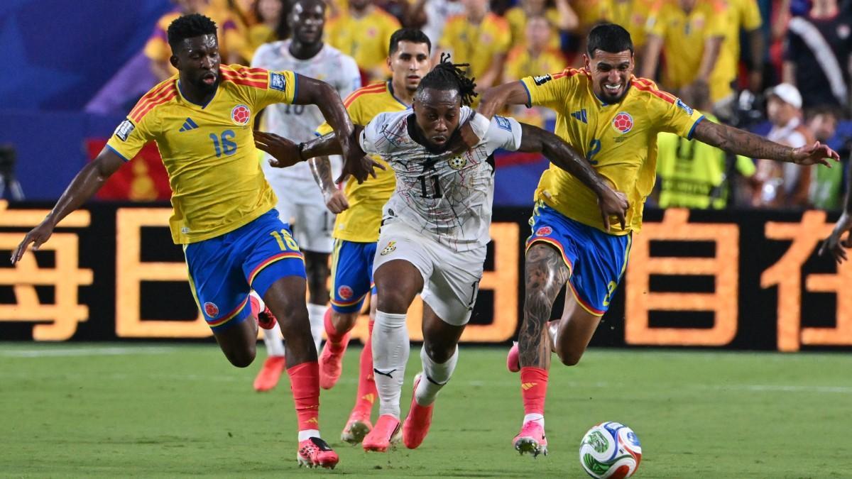 Colombia - Ghana, en imágenes