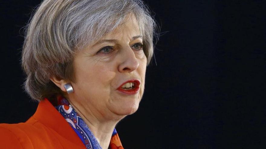 La primera ministra britànica Theresa May.