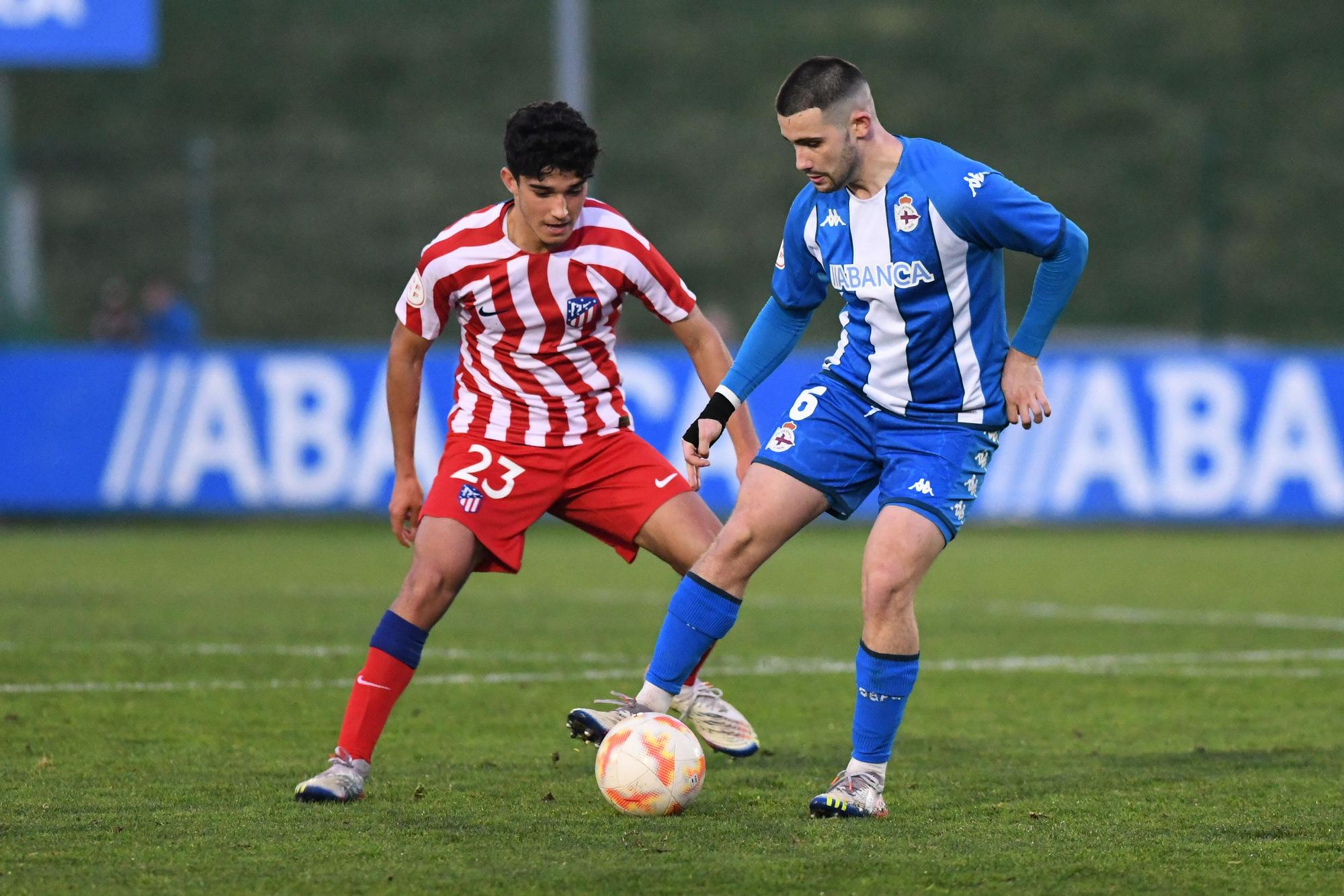 El Dépor juvenil asombra en la Copa del Rey remontando dos goles al Atlético