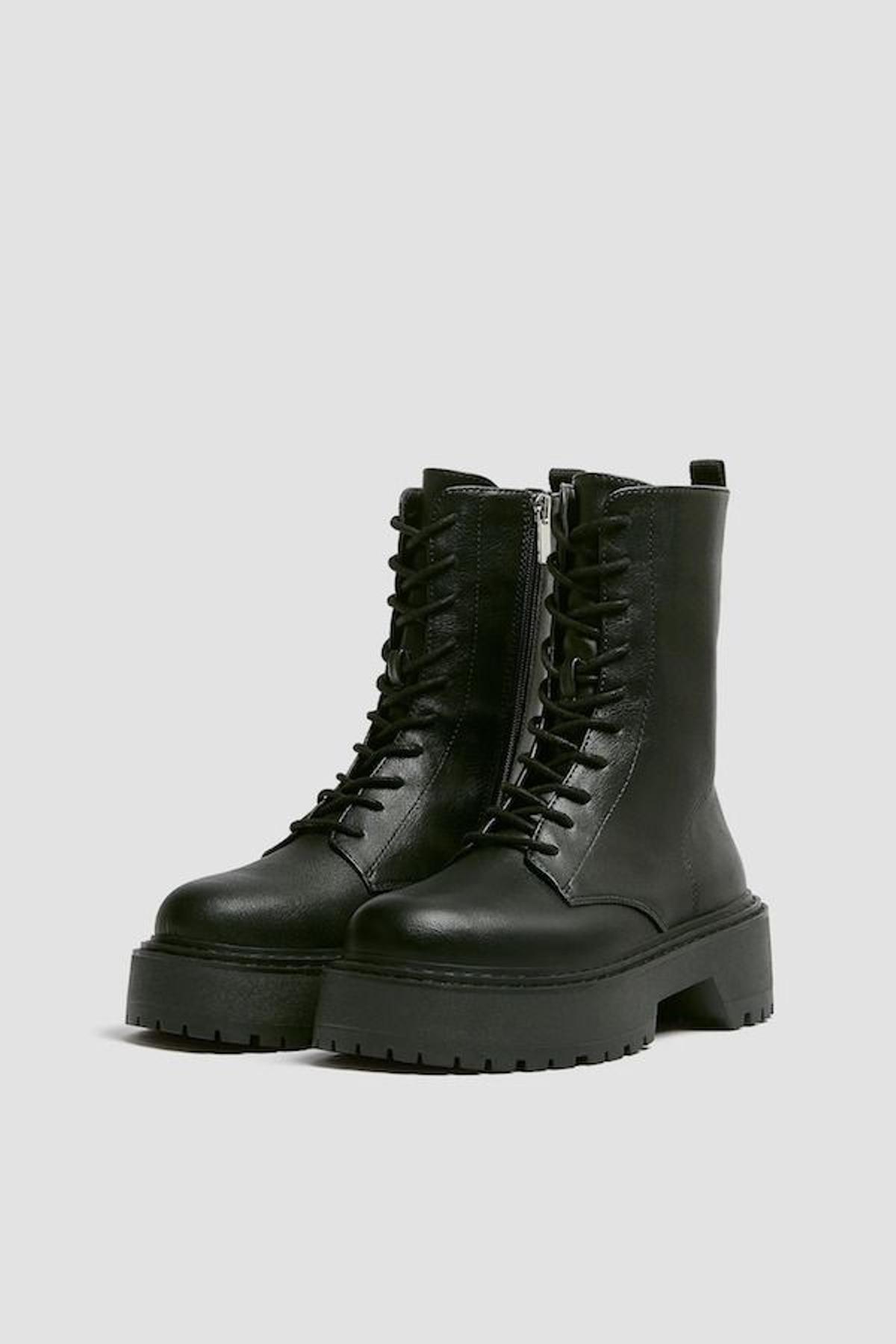 Las Combat boots minimalistas