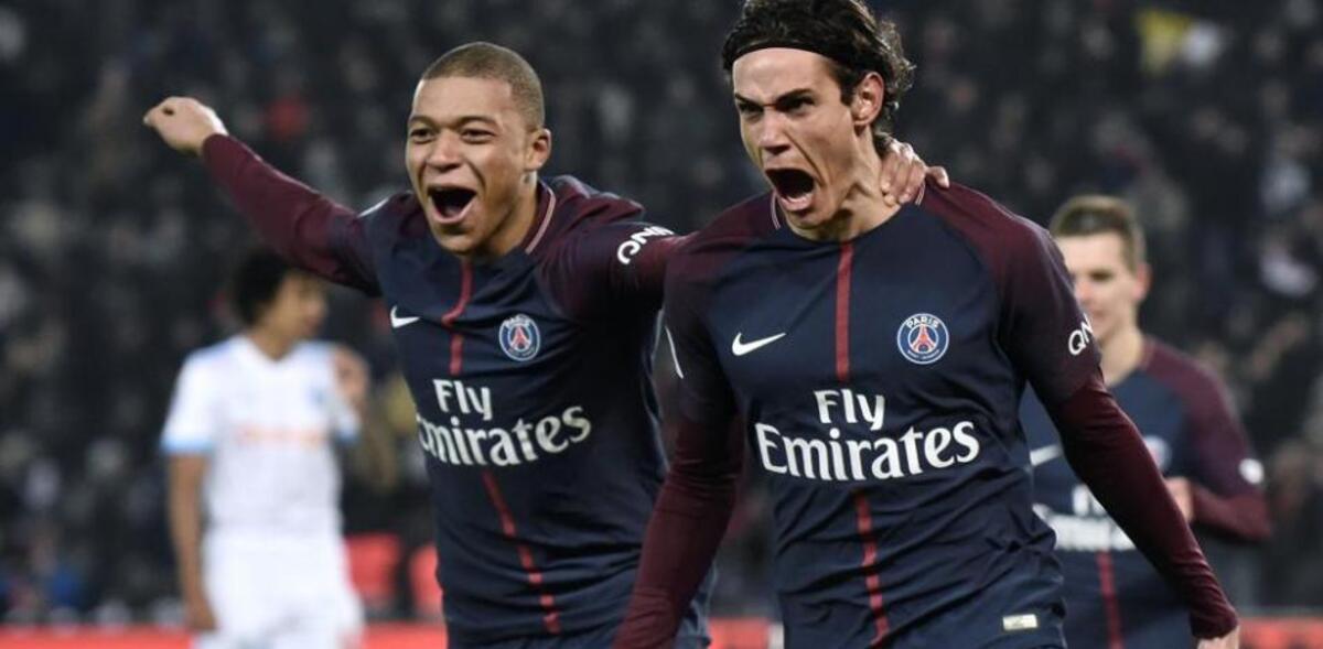 Cavani y Mbappé coincidieron en el PSG durante tres temporadas