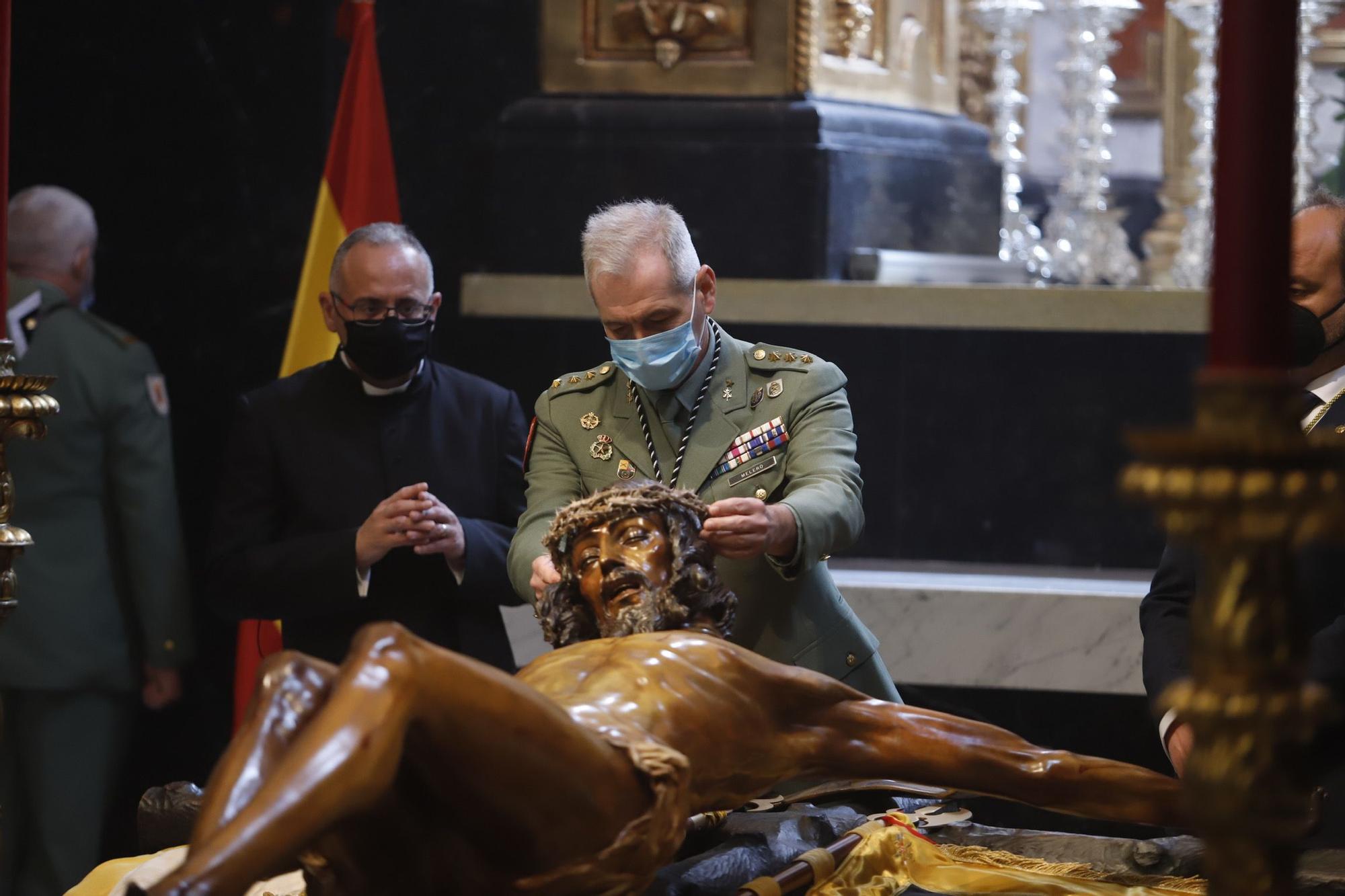 Mena: Imposición de la corona de espinas al Cristo de la Buena Muerte | Semana Santa 2021