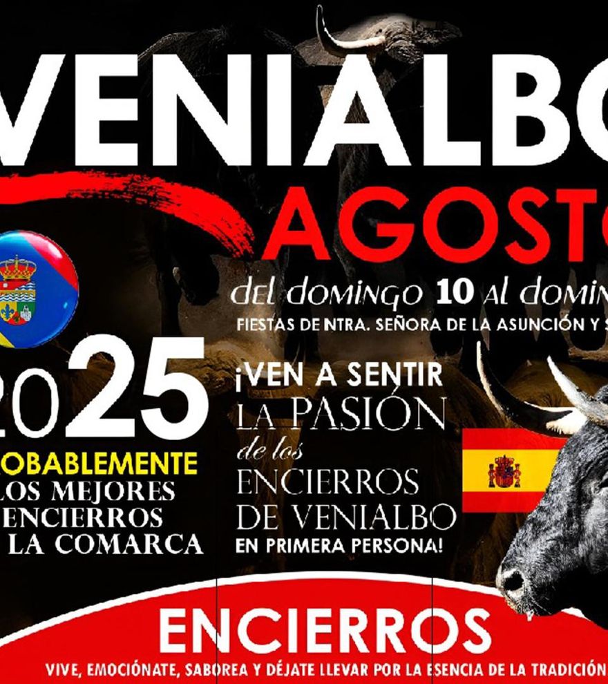 Fiestas de Venialbo 2025 - Programa completo