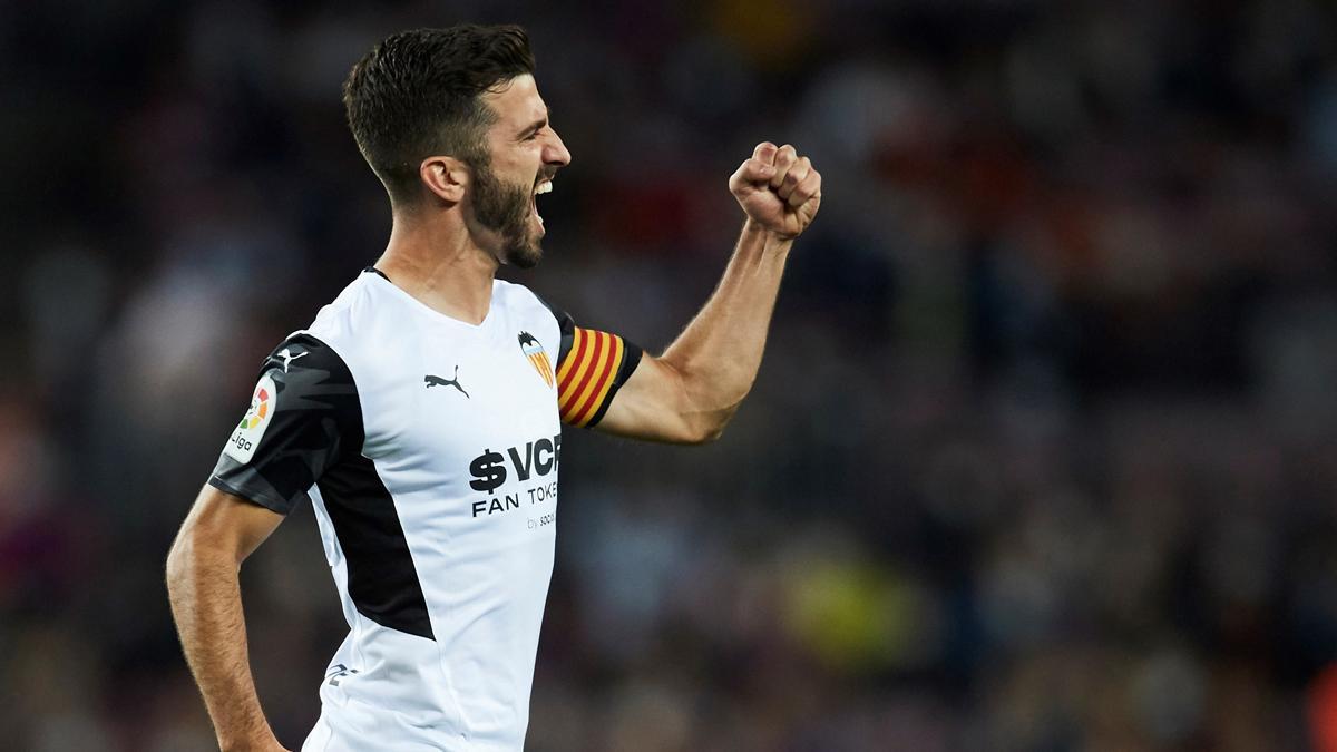 Gayà celebra un gol esta temporada