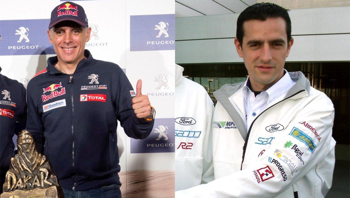 Lucas Cruz y Alex Haro, copilotos de Carlos Sainz y Nani Roma