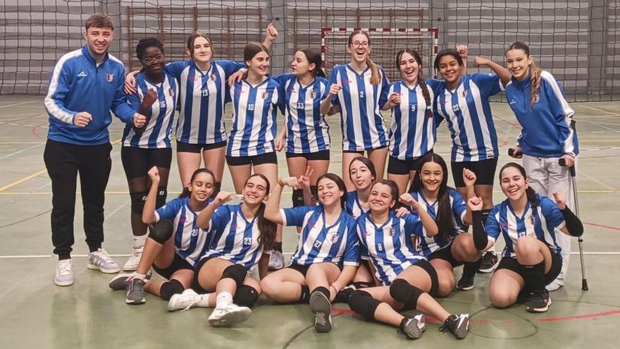 Compitió el equipo de infantil que surgió la temporada pasada.