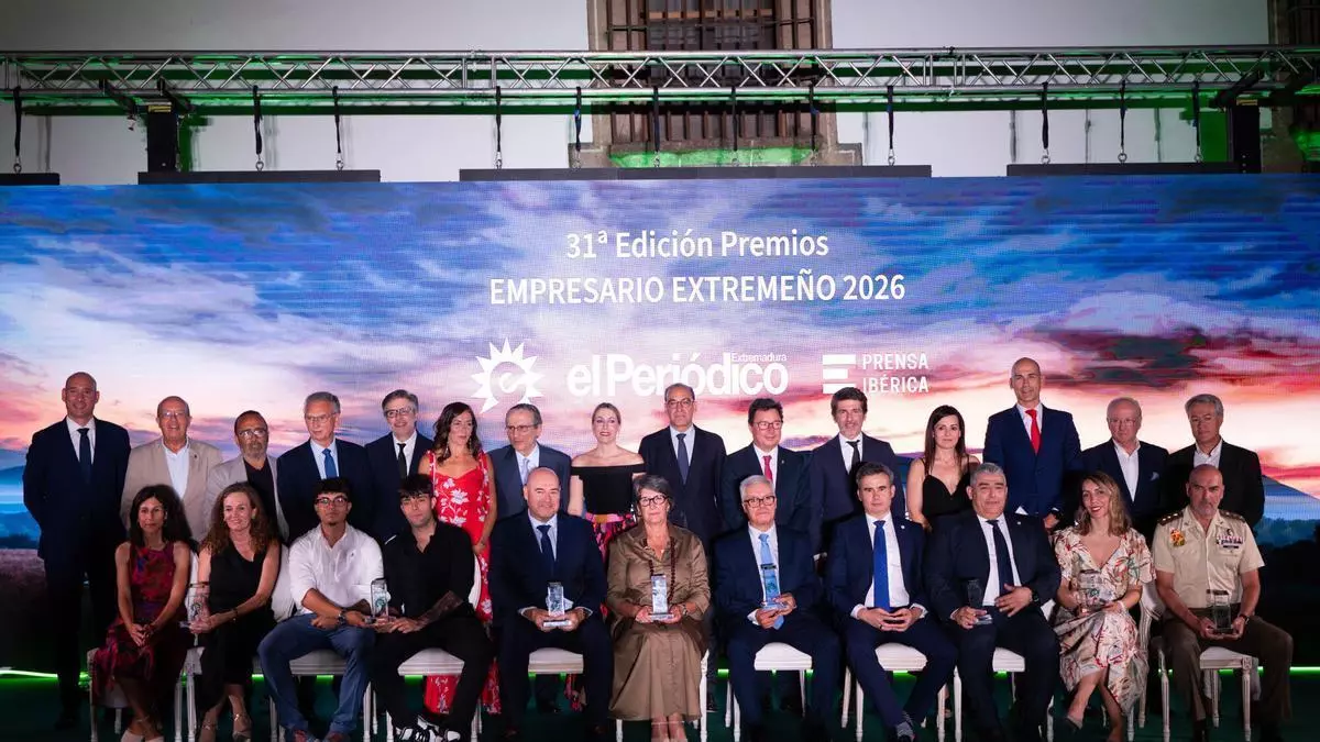 Los Premios Empresario Extremeño del Año reconocen el impulso de una economía en transformación