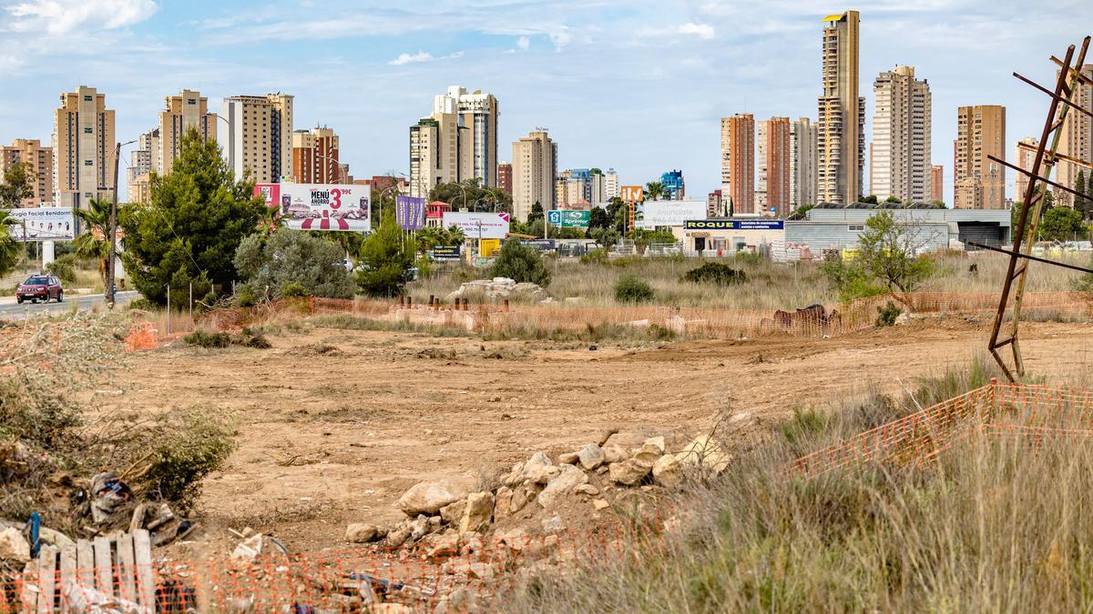 Las obras del conocido Vial Discotecas de Benidorm.