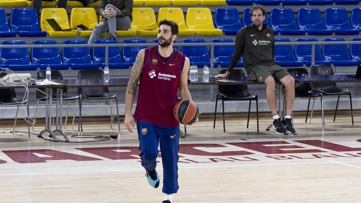 Roger Grimau ya dispondrá de Ricky a partir de mañana, centrado ya en el Barça