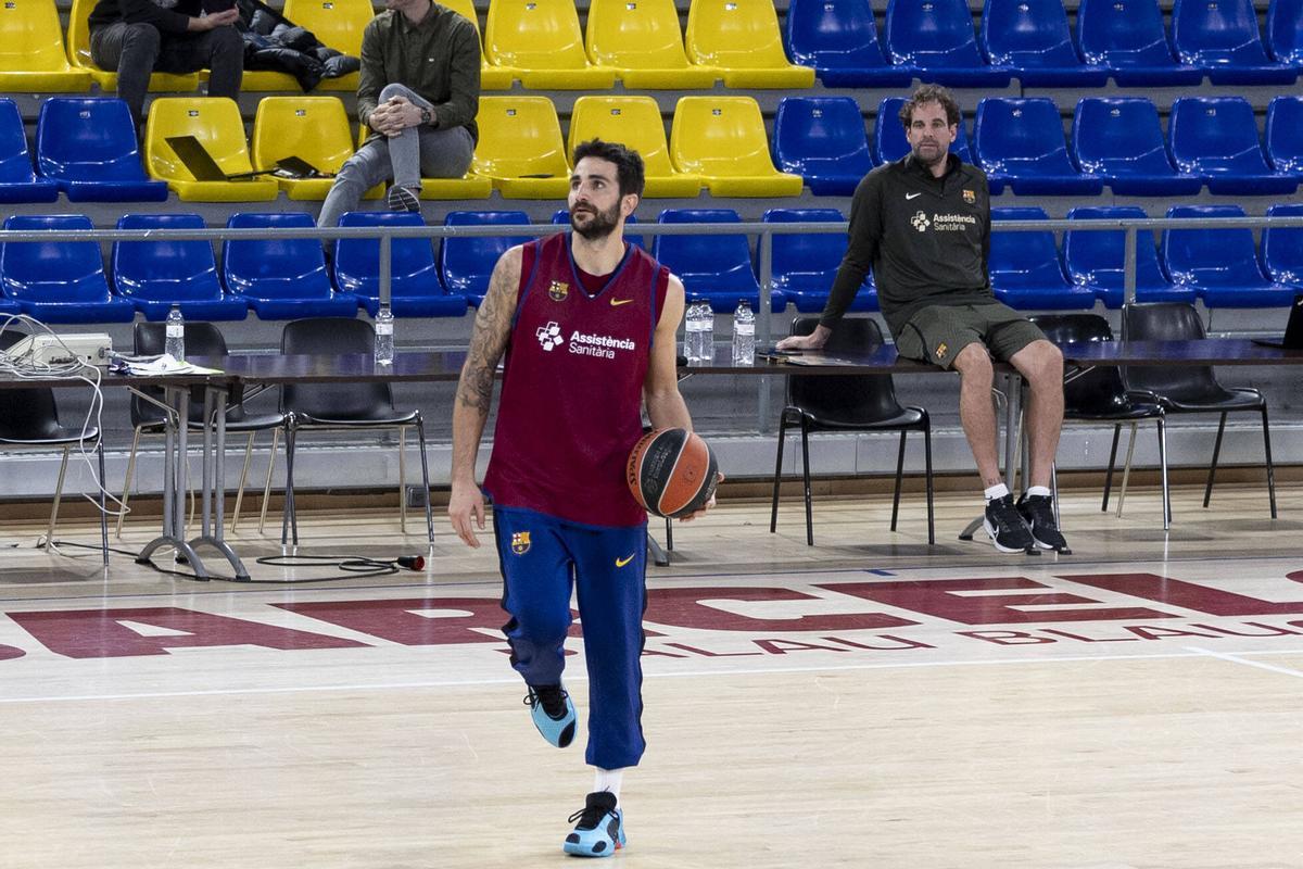Roger Grimau ya dispondrá de Ricky a partir de mañana, centrado ya en el Barça