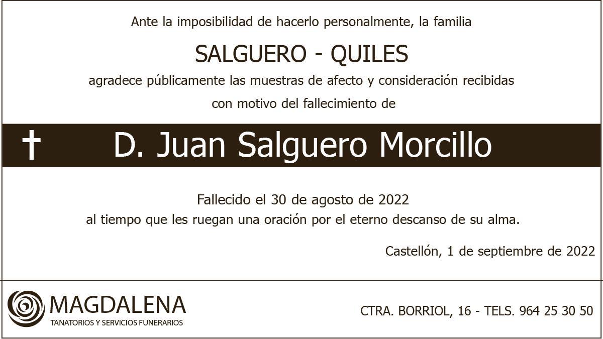 D. Juan Salguero Morcillo