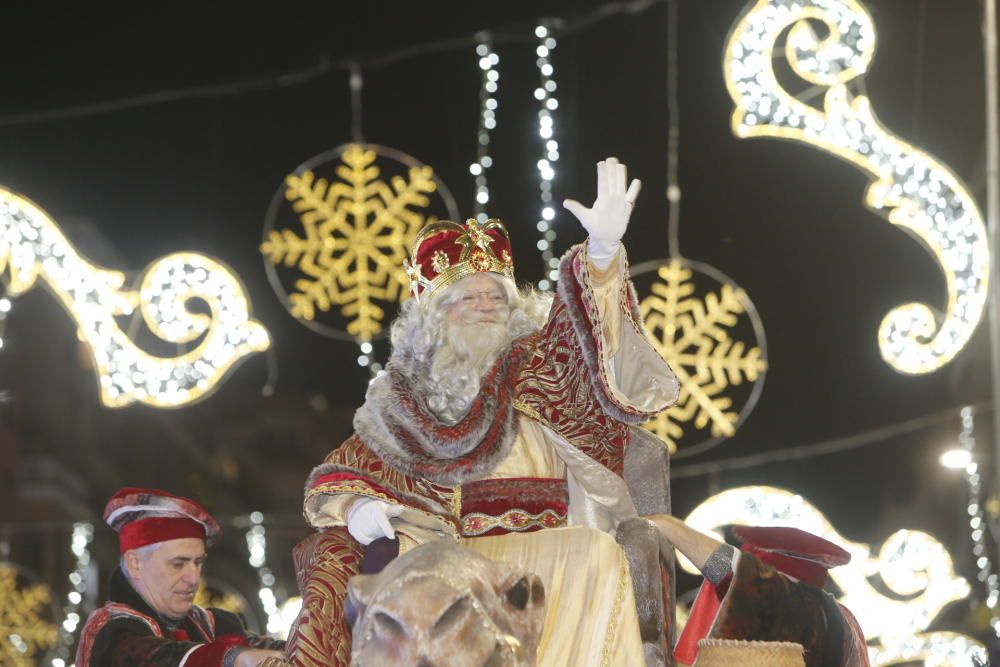 Cabalgata de los Reyes Magos en Alicante.