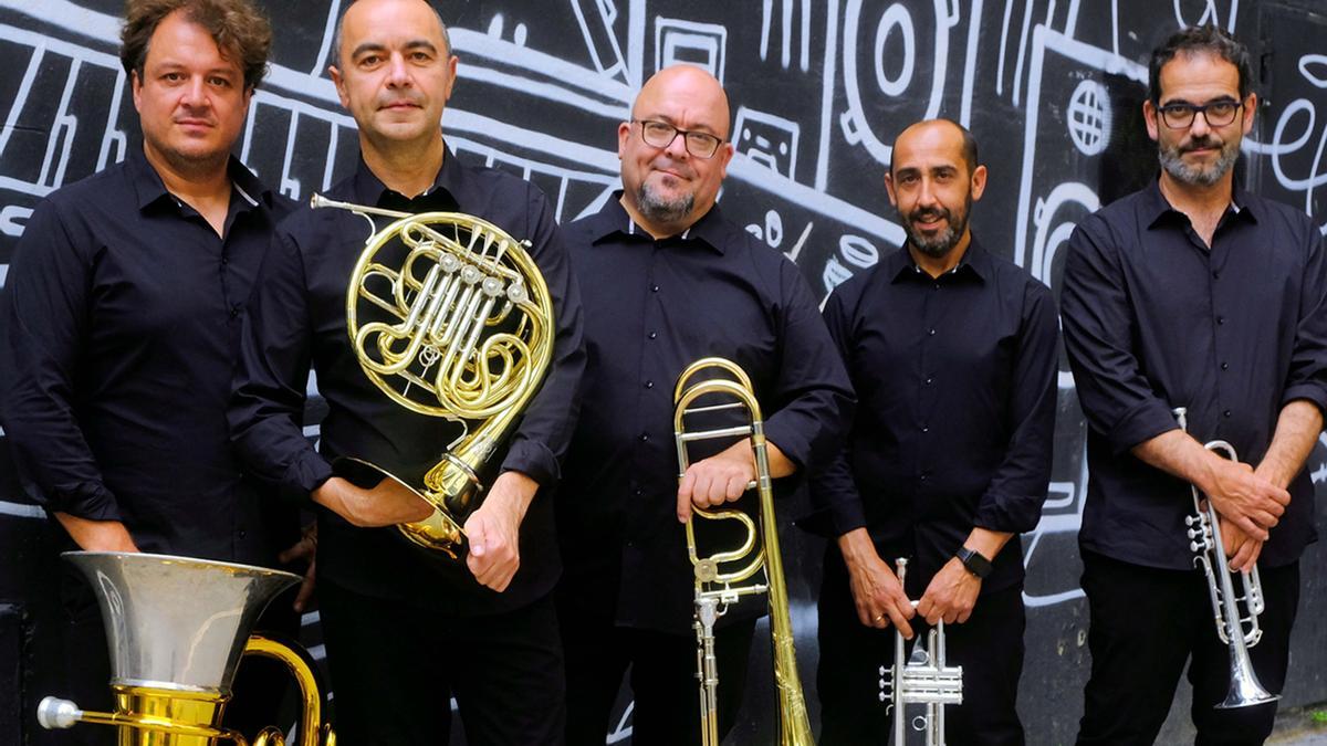 El quinteto valenciano Spanish Brass.