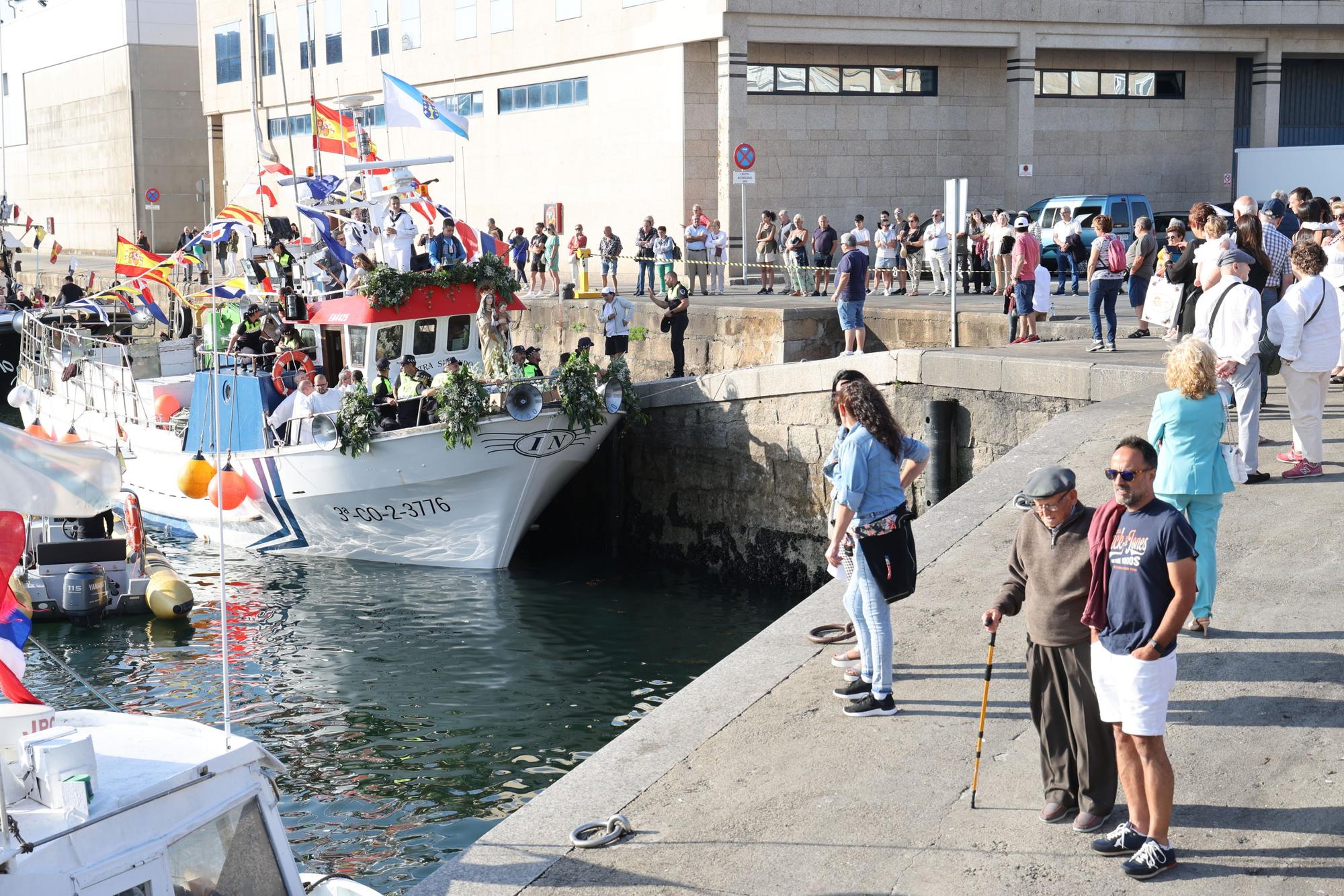 Pasión por la patrona de los mares en Vigo