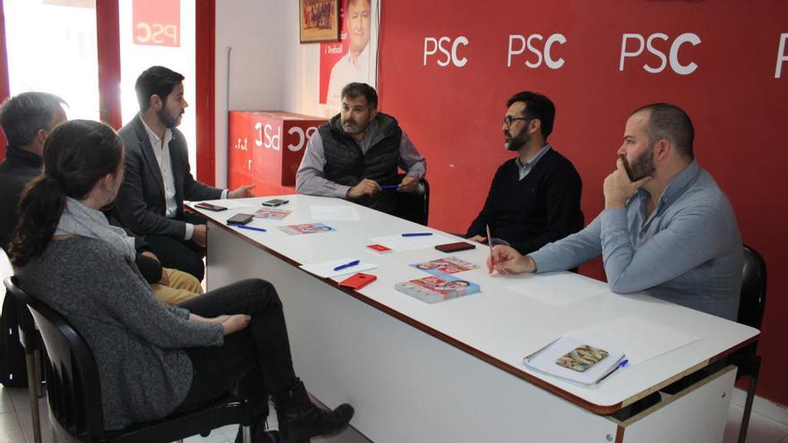 La primera trobada amb l&#039;alcaldable del PSC de Lloret