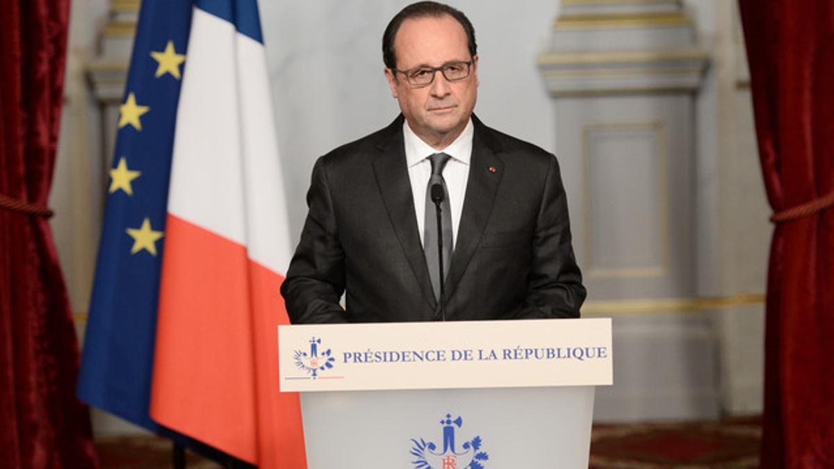 Comparecencia de François Hollande.
