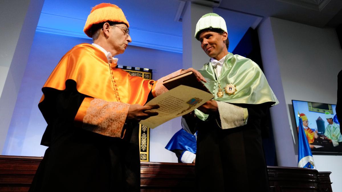 Rafa Nadal, investido doctor ‘honoris causa’ por la Universidad Politécnica de Madrid