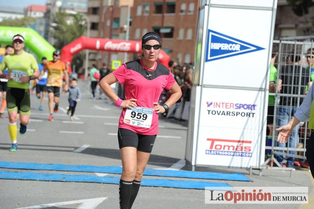 Media Maratón de Murcia: llegada (2ª parte)