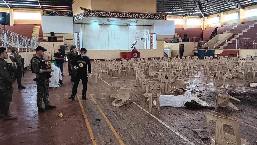 Una explosió durant una missa deixa almenys quatre morts i 45 ferits a Filipines