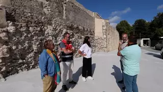 Así avanza la recuperación de la muralla medieval de Avilés