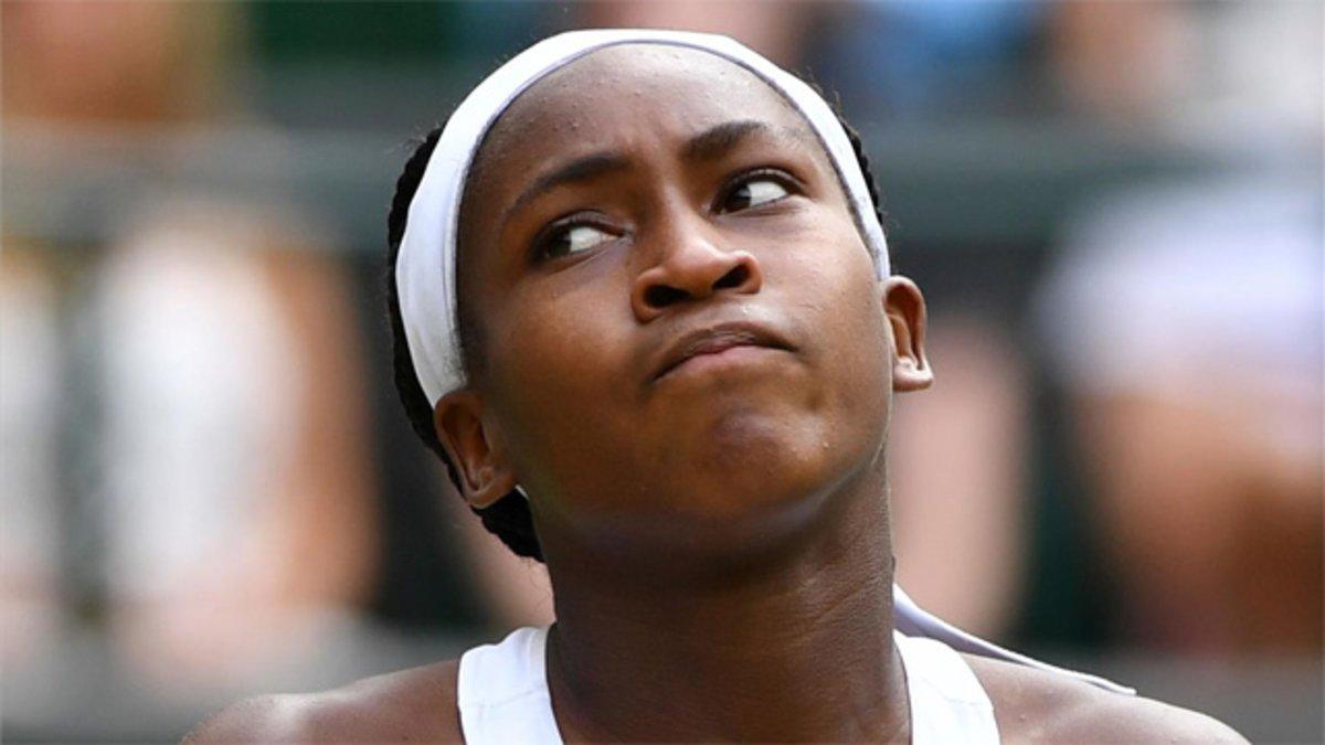 Gauff, durante el pasado Wimbledon