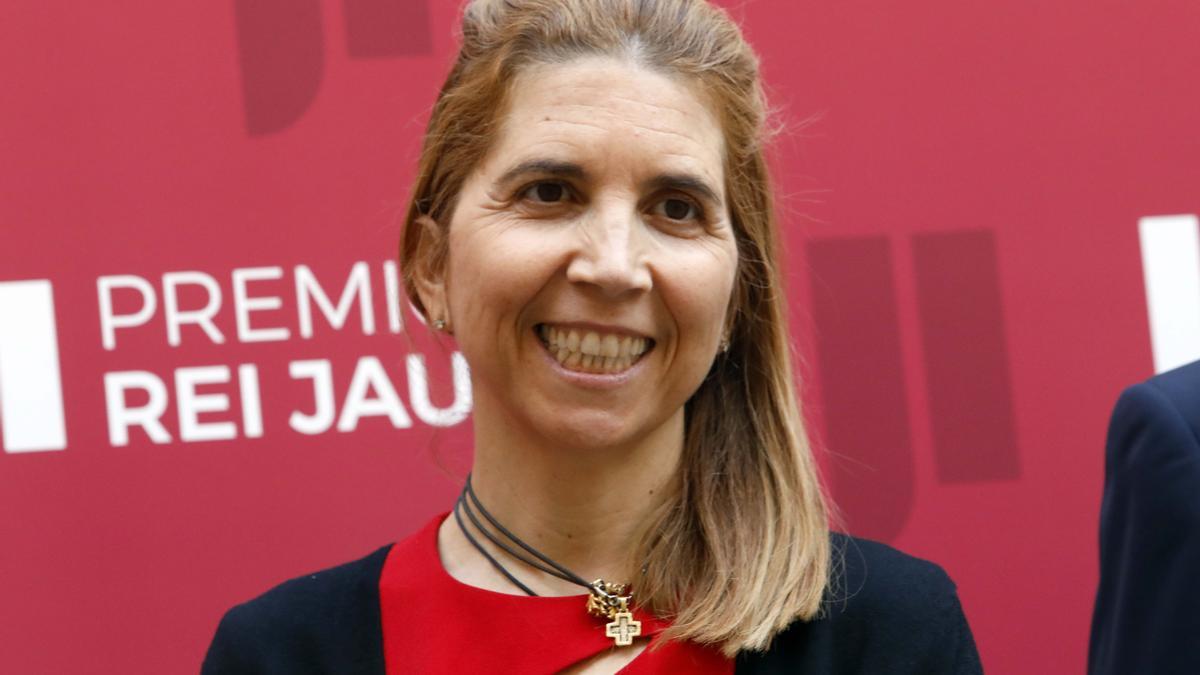 Nuria Oliver, durante los premios Jaume l