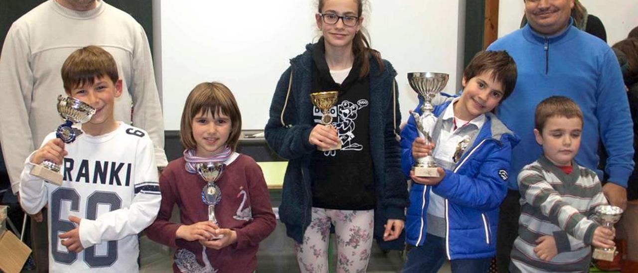 Premiados en el torneo escolar disputado en Artà.