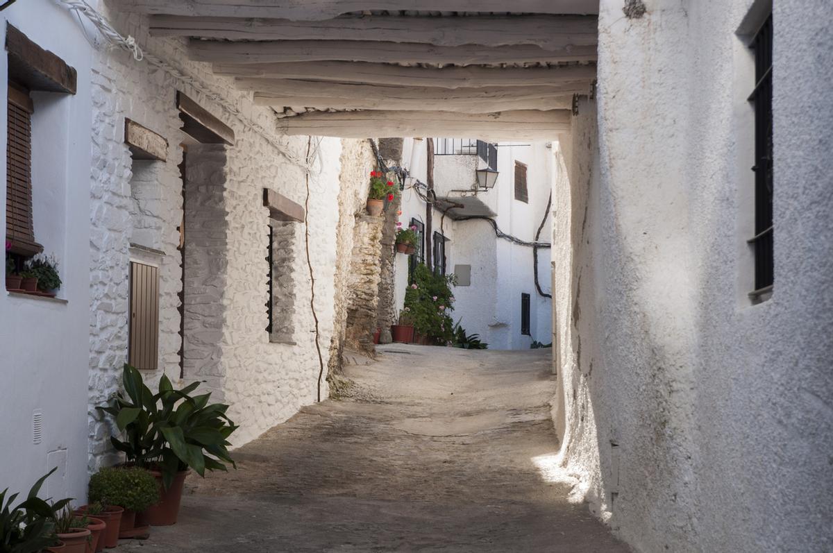 Una calle de Capileira