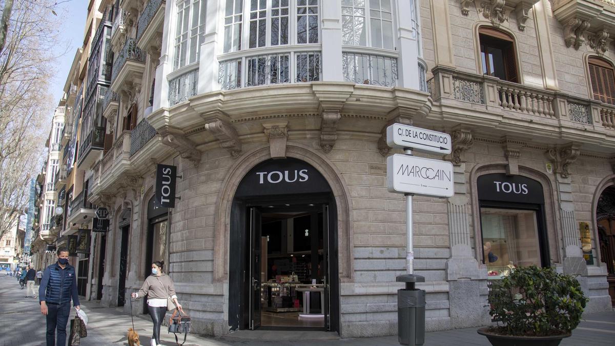 Tienda de Tous cuando se ubicaba en el Passeig des Born.