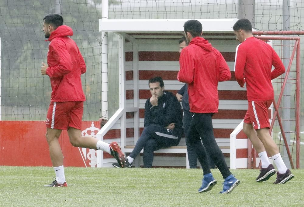 Entrenamiento del Sporting