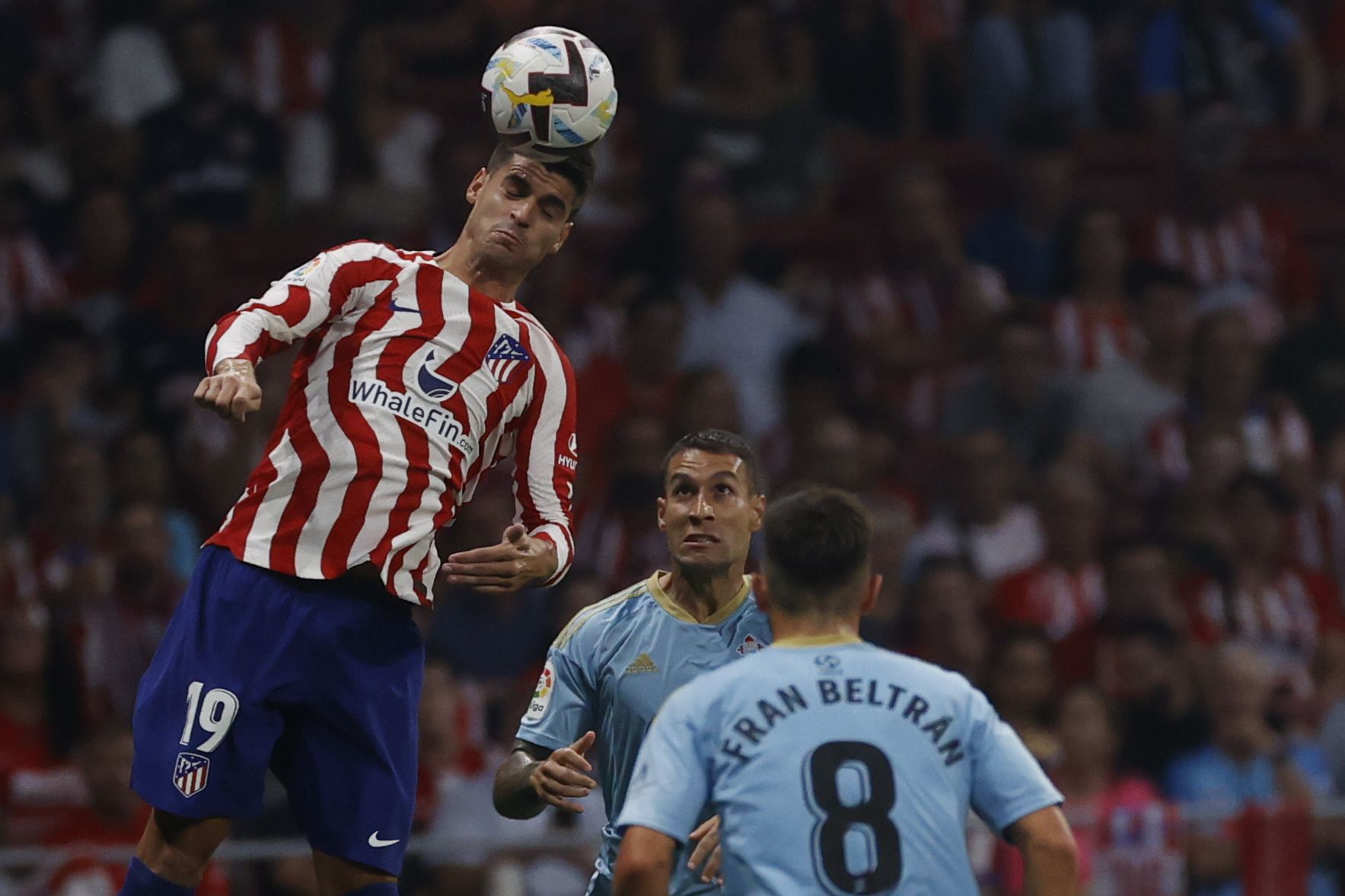Las imágenes que resumen los mejores momentos del partido Atlético de Madrid 4-1 Celta