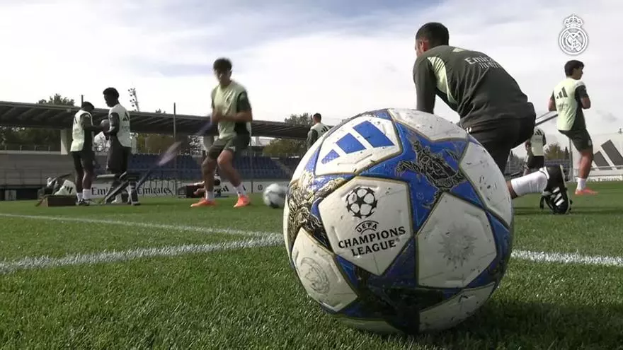 El Real Madrid comienza a preparar el partido de Champions contra la Juve