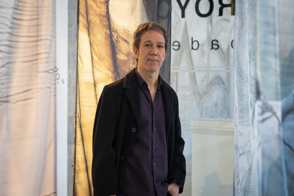 Rómulo Royo en el Centro de Historias de Zaragoza.