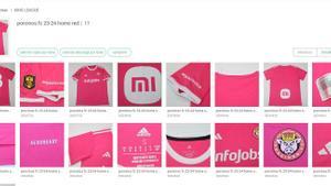 La camiseta de Porcinos FC, el equipo de Ibai en la King’s League, en el catálogo de falsificaciones