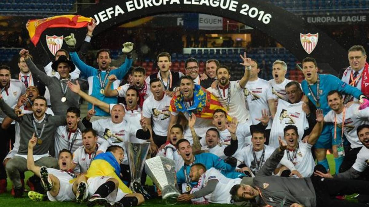 El Sevilla ganó su quinta Europa League contra el Liverpool en Basilea