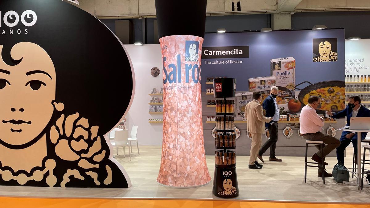 El stand de Carmencita en la feria Alimentaria.