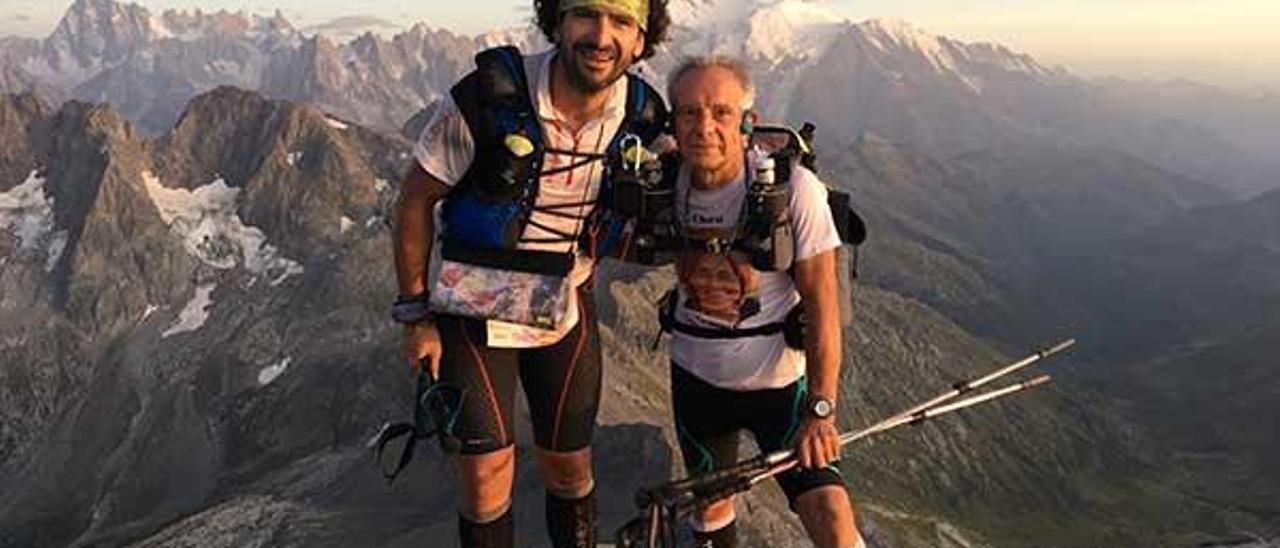 Nacho Pequeño y Javi Pereiro en un momento de la prueba en agosto pasado.