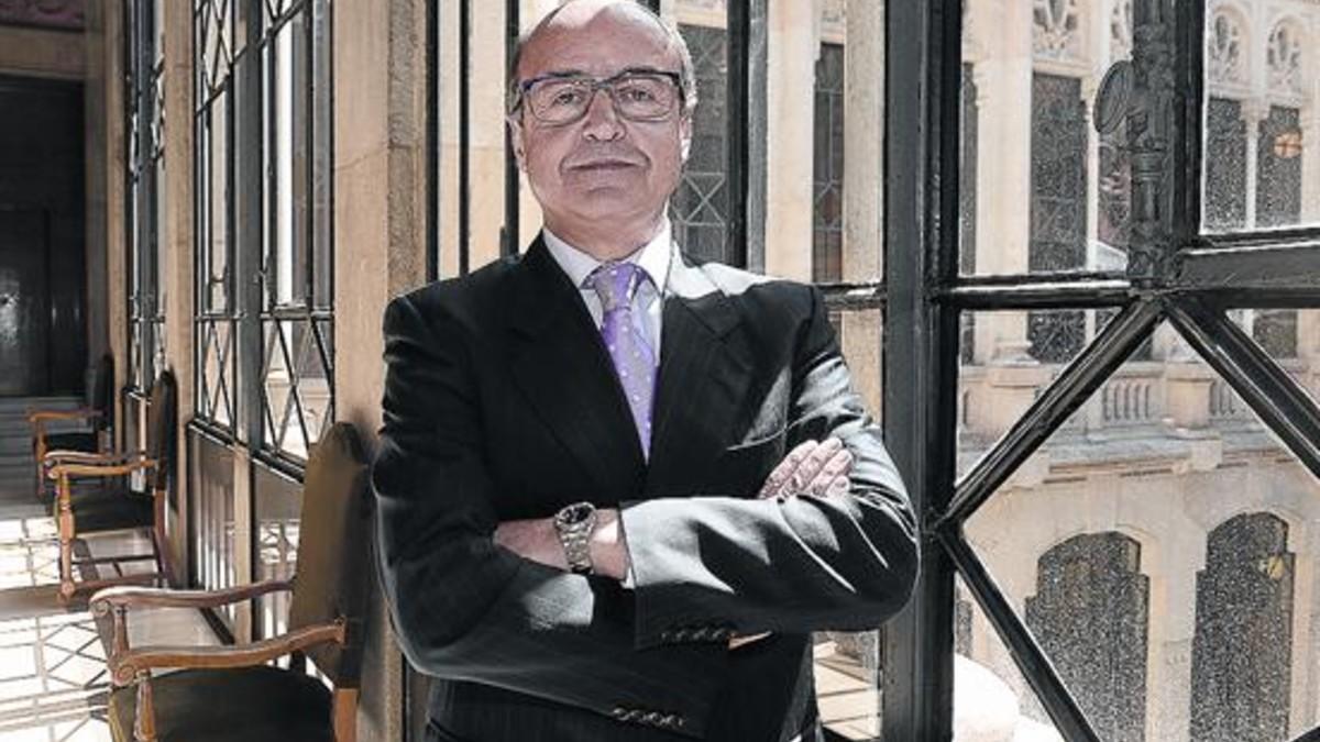 Jesús María Barrientos, presidente del TSJC, en mayo del año pasado.