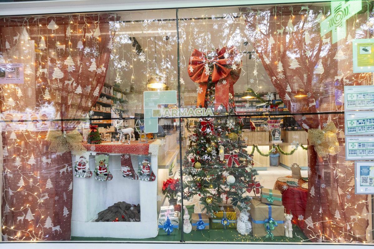 Escaparates navideños en la Zona Norte de Alicante