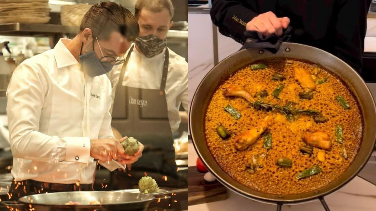 Dentro de la cocina de Quique Dacosta: así se hacen las paellas con fuego de leña