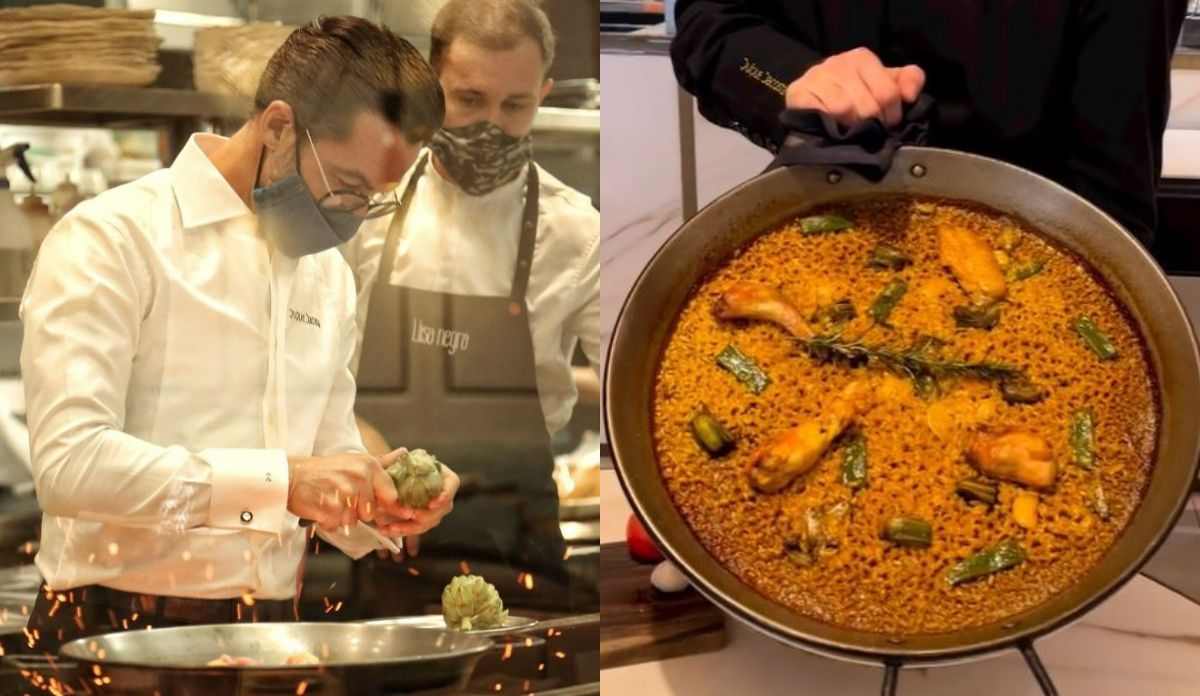 Dentro de la cocina de Quique Dacosta: así se hacen las paellas con fuego de leña